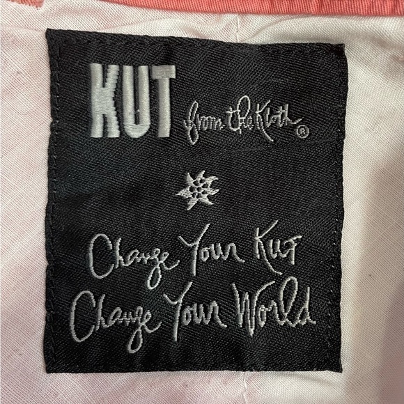 Kut from the Kloth Cropped Chino Pants Coral Size 4 - Picture 5 of 6